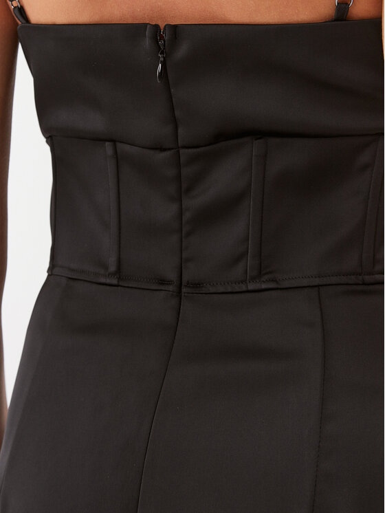 Guess Guess Φόρεμα κοκτέιλ W3BK82 WDEE2 Μαύρο Regular Fit