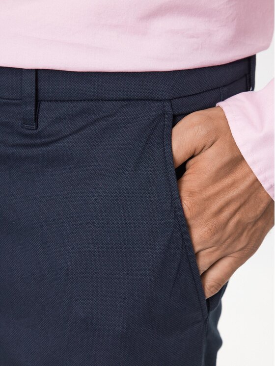 Tommy Hilfiger Chinos Denton MW0MW28636 Dunkelblau Straight Fit  