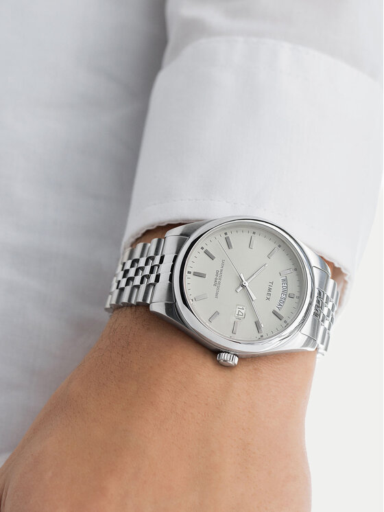 Timex Timex Ρολόι TW2V67900 Ασημί