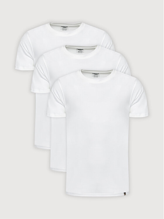 Dickies Dickies Set od 3 majice Tsht Pk DK621091WHX Bijela Regular Fit