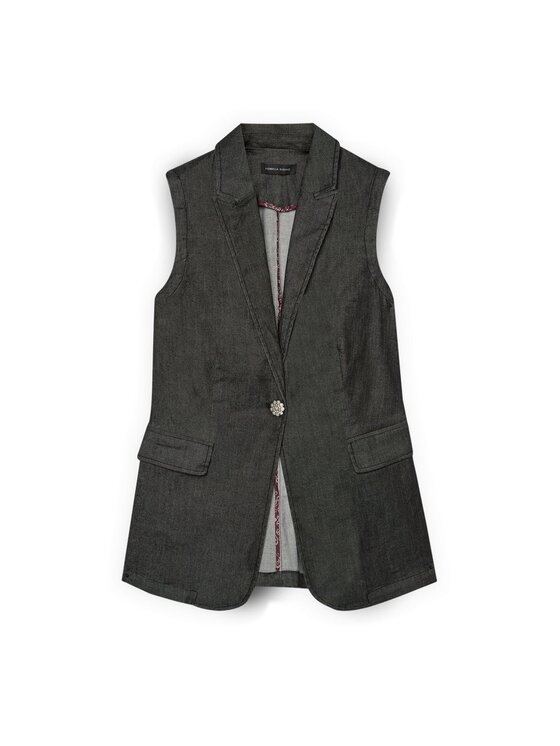 Fiorella Rubino Fiorella Rubino Giacca outdoor L413T000052N033 Nero Slim Fit