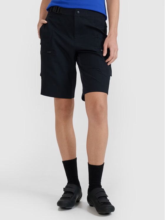 4F 4F Pantaloncini da ciclismo 4FWSS25TFSHF0890-20S Nero Regular Fit