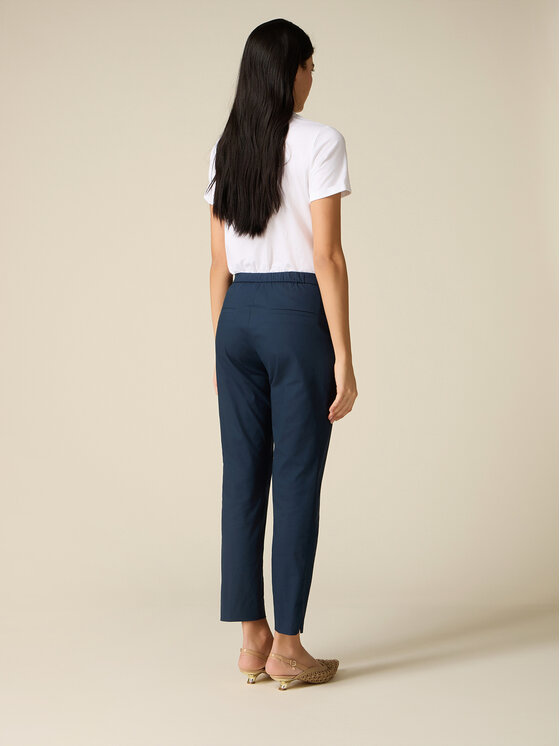 Oltre Oltre Pantaloni di tessuto P02CR009296N034 Blu Boy Fit