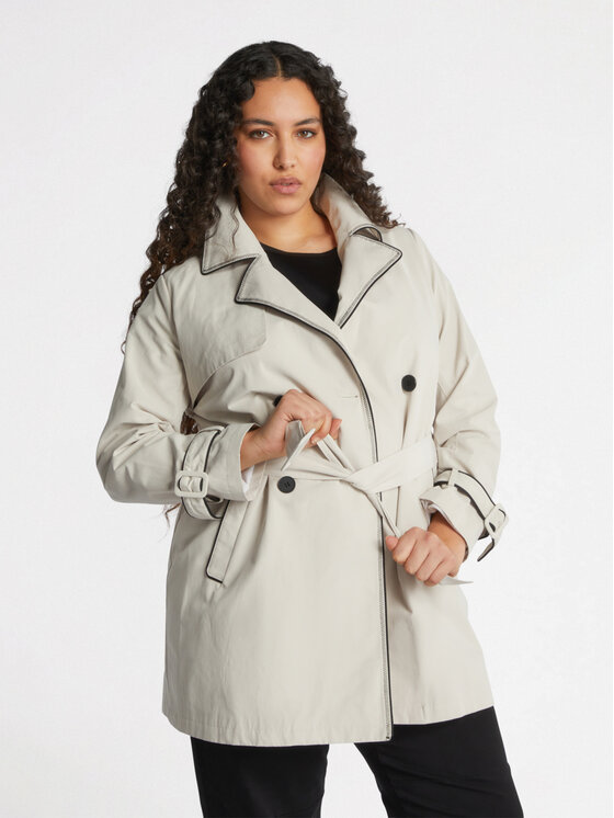 Fiorella Rubino Fiorella Rubino Cappotto F418T001307N002 Beige Regular Fit