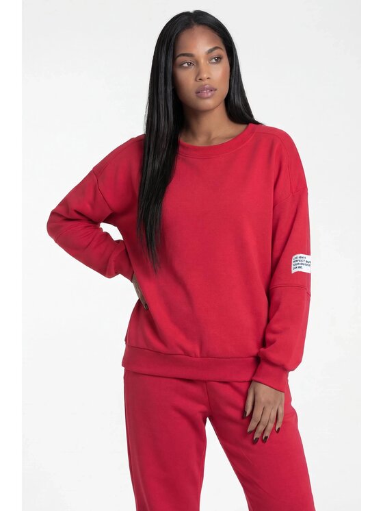 FIGL FIGL Tepláková souprava M1305 Červená Regular Fit