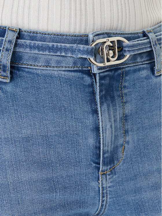 Liu Jo Liu Jo Jeans hlače UA6159 D0264 Modra Flare Fit