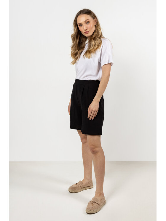 Awama Awama Spodnie damskie A721 Czarny Basic Fit