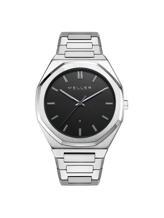 Meller Meller Zegarek 8PN-3.2SILVER Srebrny