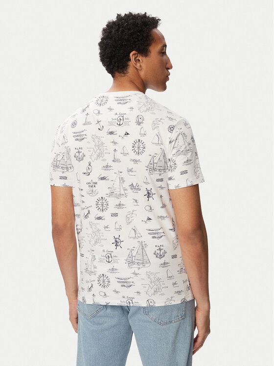 Polo Ralph Lauren Polo Ralph Lauren T-shirt 710B21924001 Bijela Custom Slim Fit