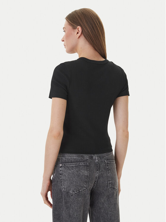 ONLY ONLY Тишърт Val 15339774 Черен Slim Fit