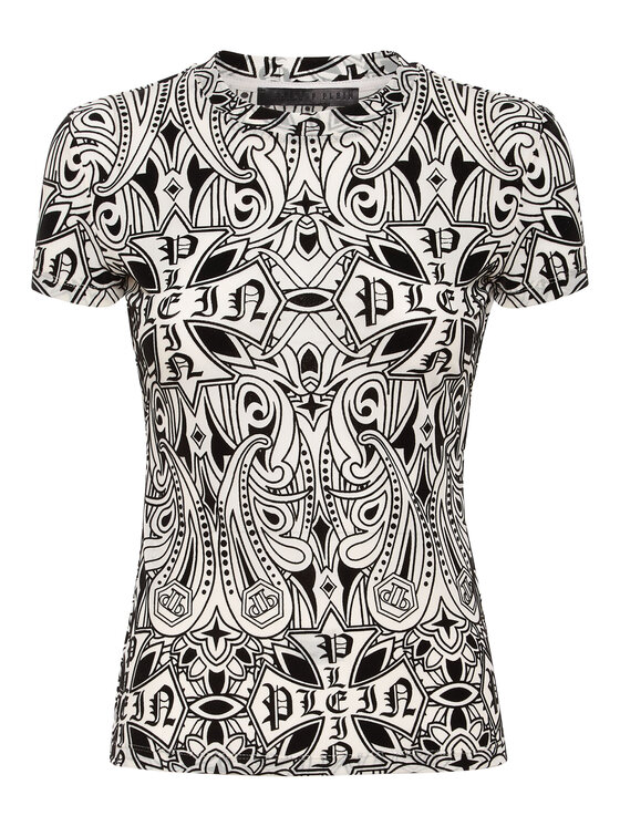 PHILIPP PLEIN PHILIPP PLEIN T-Shirt 26527 Krémová