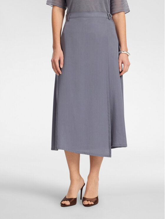 Elena Mirò Elena Mirò Gonna midi 1060P000080N013 Grigio Regular Fit