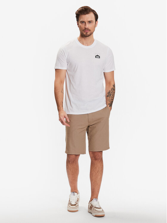 Helly Hansen Helly Hansen Тишърт Nord Graphic 62979 Бял Regular Fit