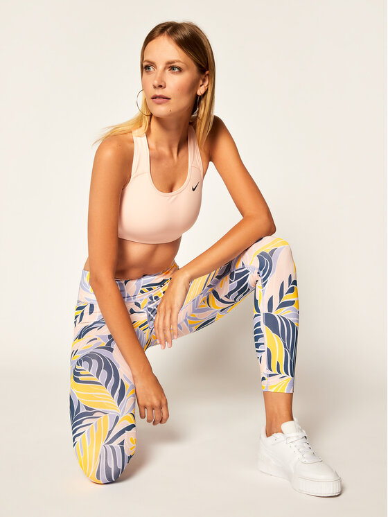 Nike Nike Biustonosz sportowy Swoosh BV3630 Różowy
