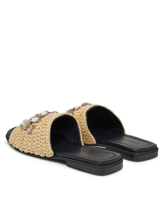 Inuikii Inuikii Klapki Woven Strap Stones 70104-367 705 Beżowy