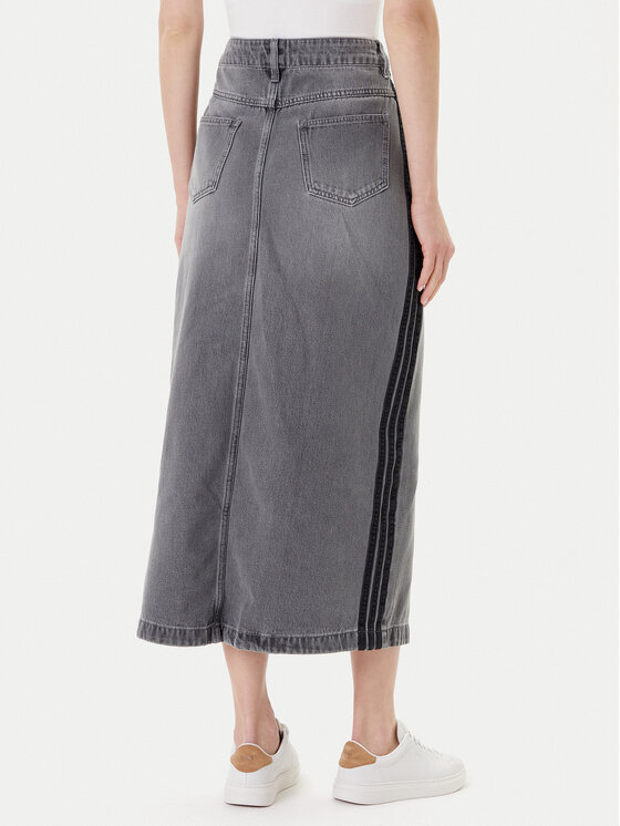 adidas adidas Farmer szoknya adicolor 3-Stripes JW2659 Szürke Regular Fit
