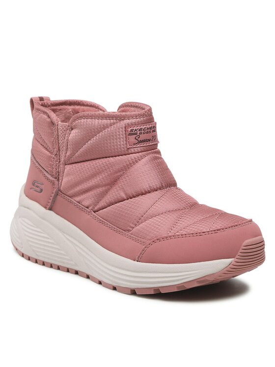 Skechers Skechers Polokozačky Puffiez 117260/ROS Růžová