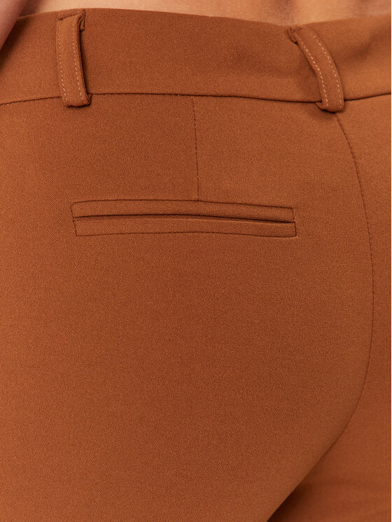 Rinascimento Rinascimento Pantaloni di tessuto CFC0114967003 Marrone Regular Fit