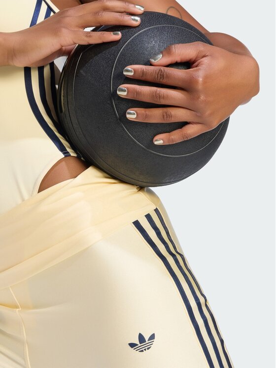 adidas adidas Legginsy 168703 Żółty Fitted Fit