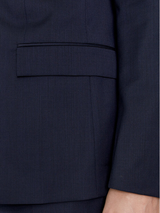 Calvin Klein Calvin Klein Marynarka K10K112291 Granatowy Slim Fit