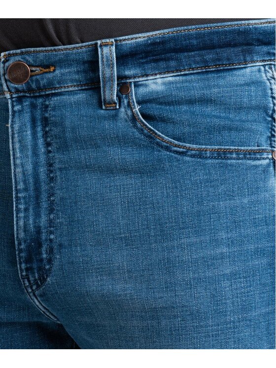 Wrangler Wrangler Jeansy LARSTON Niebieski Slim Fit