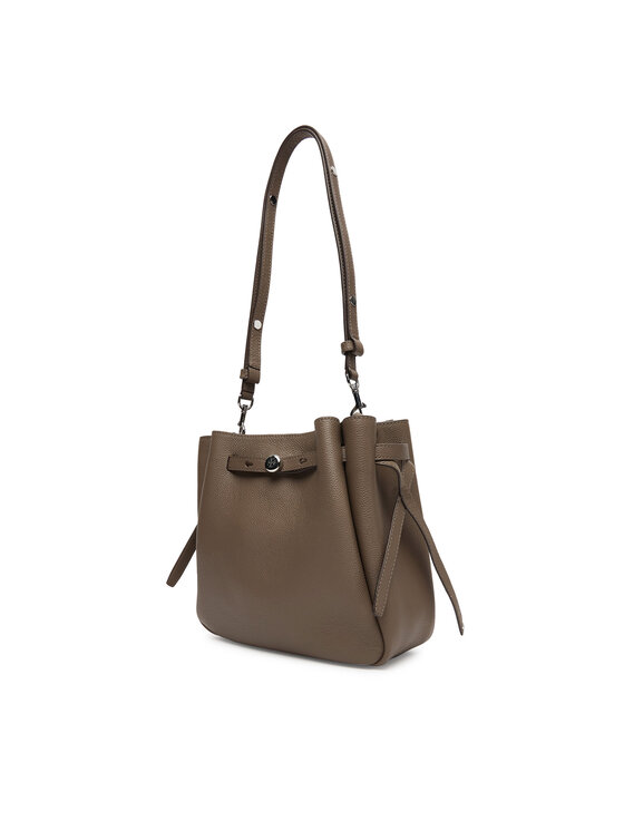 Tory Burch Tory Burch Ročna torba Romy Bucket Bag 166982 Rjava
