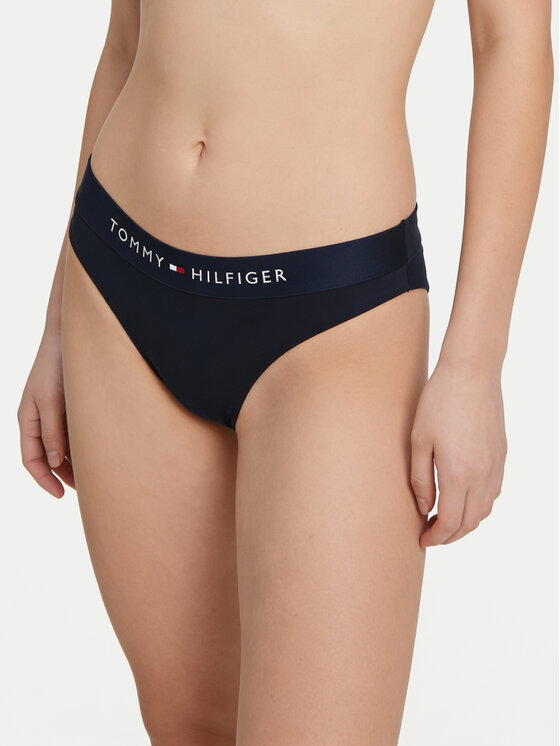 Tommy Hilfiger Bikini partea de jos UW0UW06363 Bleumarin