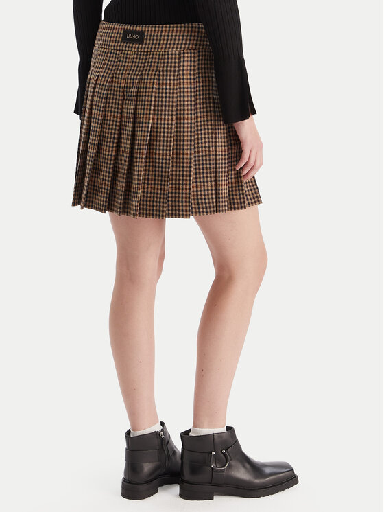 Liu Jo Liu Jo Spódnica mini MF5156 T4335 Beżowy Regular Fit