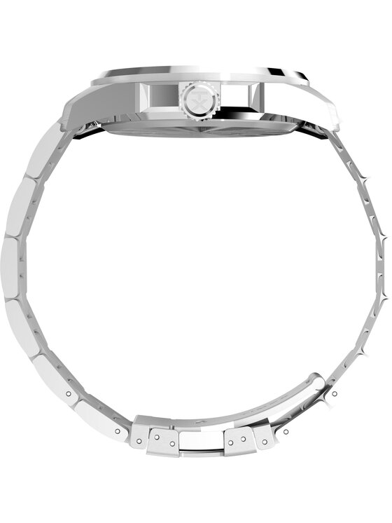 Timex Timex Zegarek TW2Y21000 Srebrny