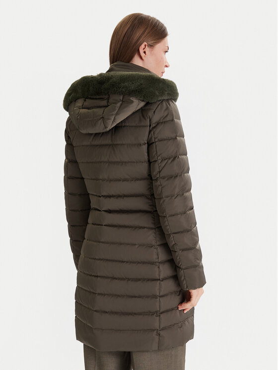 Geox Geox Žieminis paltas Bettanie W5626H T3122 F3236 Žalia Regular Fit