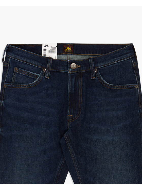 Lee Lee Jeansy DAREN ZIP FLY Niebieski Straight Fit