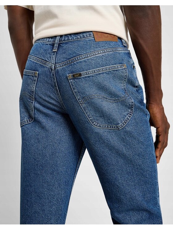 Lee Lee Jeansy Brooklyn Straight Niebieski Regular Fit