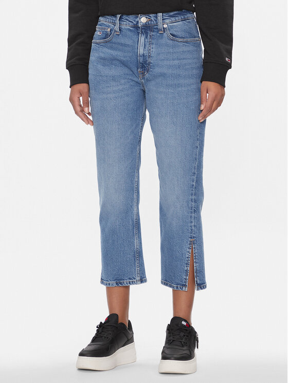 Tommy Jeans Tommy Jeans Traperice Harper DW0DW16680 Plava Straight Fit