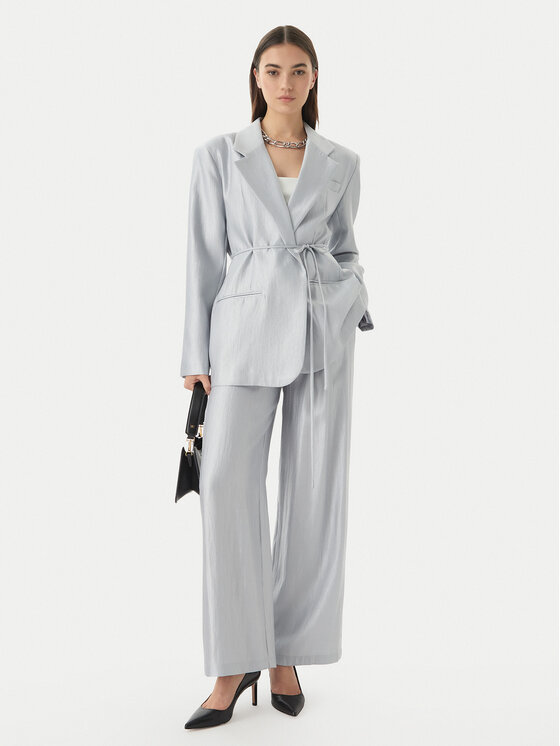 Eleh Eleh Sako SS260402 Světle modrá Relaxed Fit