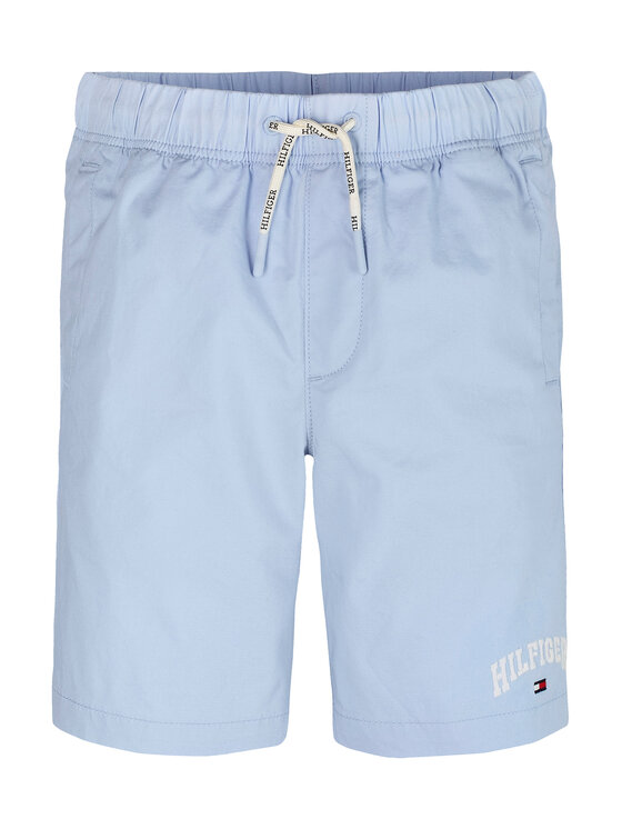 Tommy Hilfiger Tommy Hilfiger Pantaloni scurți sport KB0KB09642 Albastru celest Regular Fit