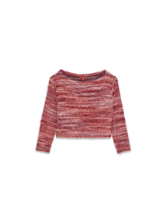 Guess Guess Sweter 184655 Czerwony Classic Fit