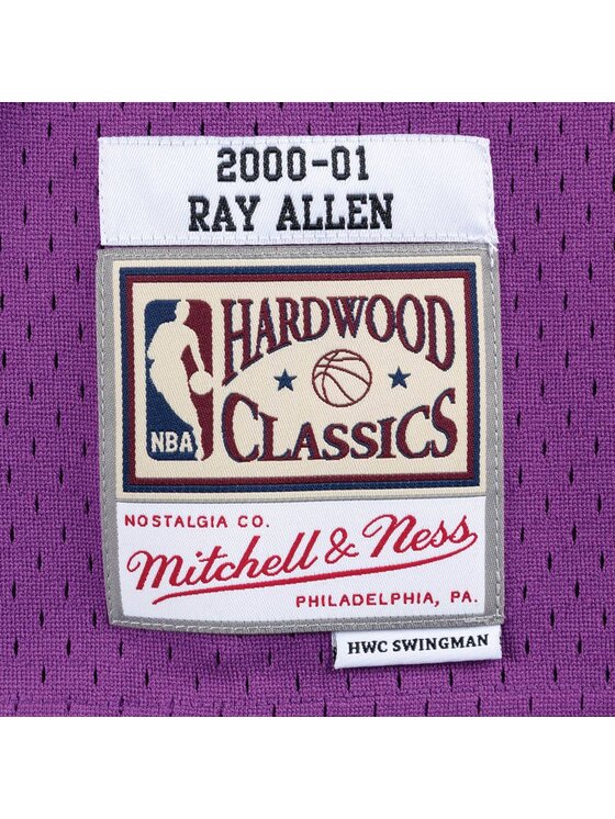 Mitchell & Ness Mitchell & Ness Tank top Milwaukee Bucks Ray Allen Fioletowy Standard Fit