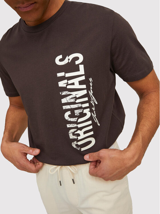 Jack&Jones Jack&Jones T-Shirt Easy 12213333 Brązowy Regular Fit