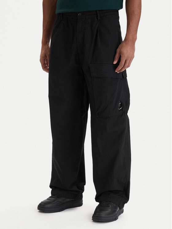 C.P. Company C.P. Company Pantaloni din material 20CMPA126A110325G Negru Boxy Fit