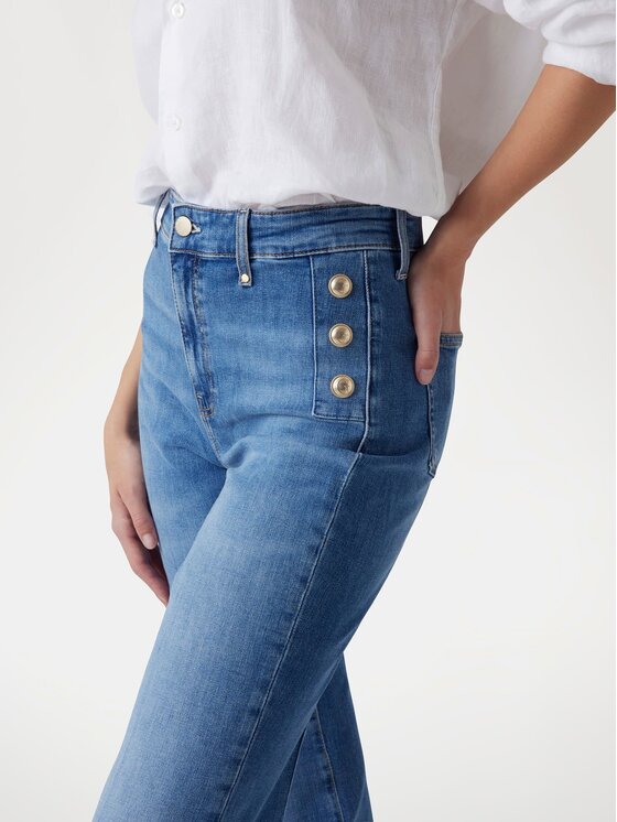 Guess Guess Дънки 174909 Син Flared Fit