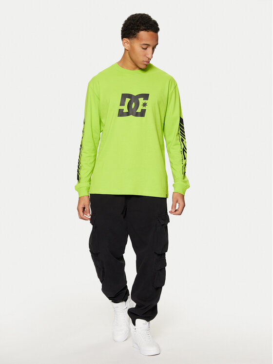 DC Shoes DC Shoes Longsleeve krekls Drivers Club ADYZT05406 Zaļš Standard Fit