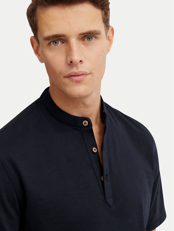 Bugatti Bugatti Poloshirt 8150-75021C Dunkelblau Regular Fit