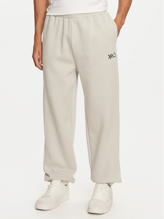 K1X K1X Sportinės kelnės Logo 60030058 Pilka Regular Fit