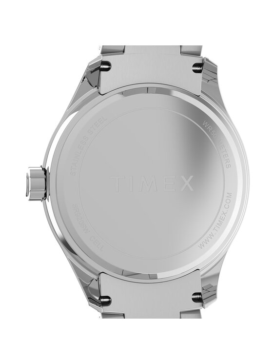Timex Timex Zegarek TW2V95400 Srebrny