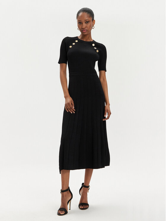 MICHAEL Michael Kors MICHAEL Michael Kors Trikotažinė suknelė MS480U033D Juoda Regular Fit