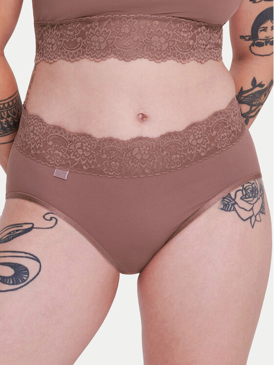 Sloggi Sloggi Klassischer Damenslip Romance 10031896 Braun