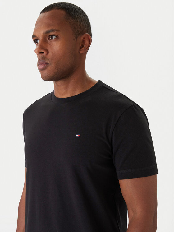 Tommy Hilfiger Tommy Hilfiger Póló UM0UM03362 Fekete Regular Fit