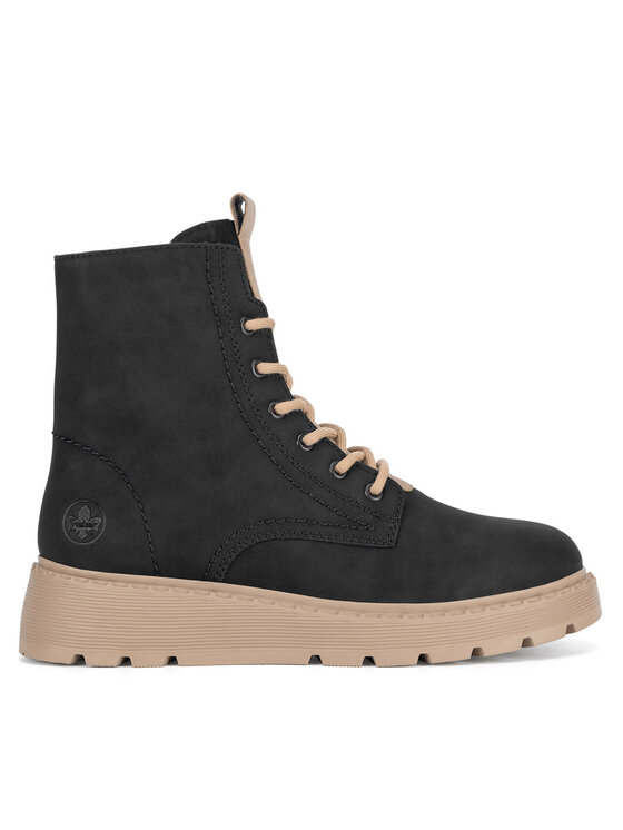 Rieker Botki 70404-00 Czarny