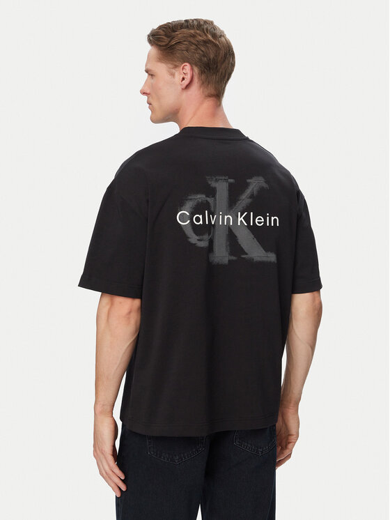 Calvin Klein Jeans Tricou LV04RAB806 Negru Oversize