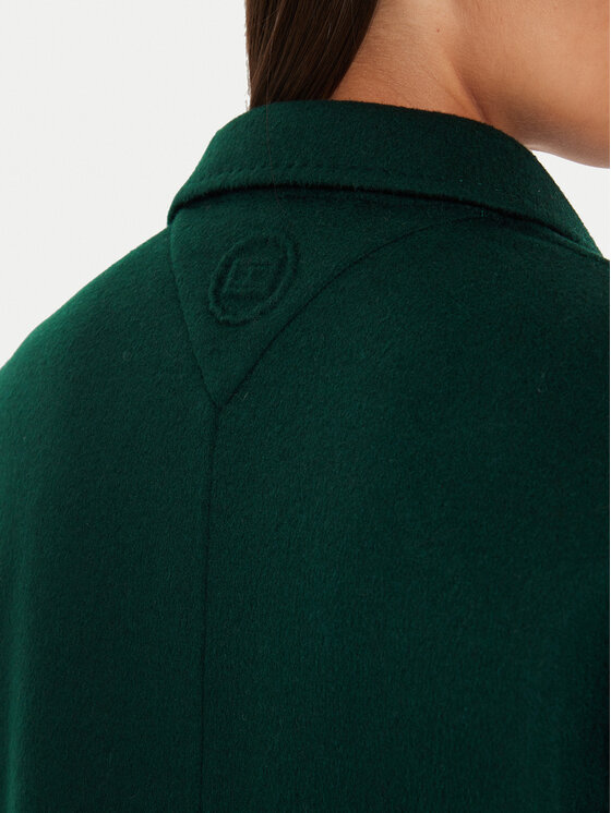 Tommy Hilfiger Tommy Hilfiger Palton de lână WW0WW42621 Verde Regular Fit